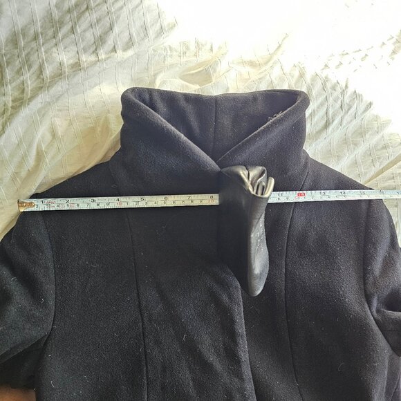 Aritzia Wilfred Cocoon Wool Coat - 2018 - Dark Charcoal - Sz XS - Picture 14 of 16